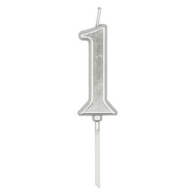 China Flameless made in china birthday cake number candle ribbon Cake Number Candle for sale
