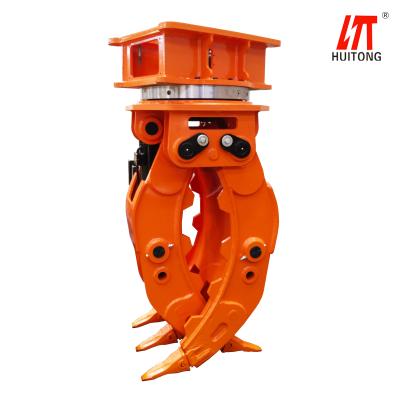 China 3-10 toneladas da máquina escavadora Rotating Grapple For Hitachi ZX100 ZX220 à venda