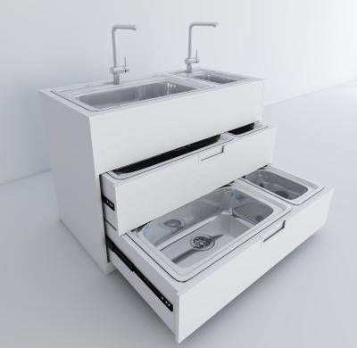 China Goods Elegant Wholesale Wooden Sliding Sanitary Ware Ware Display Cabinets Lavatory Faucet Display Cabinets for sale