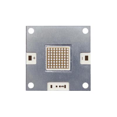中国 40*40mm 365nm 186W 14-16W/Cm2 銅基板 COB UV モジュール 紫外線検査 3Dプリンター 販売のため