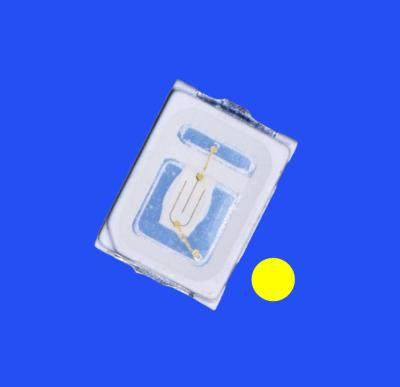 China SMD LED Diode SMD2016 2.0x1.6mm Yellow Color 590-595nm 2-4LM 120deg Clear Lens for sale