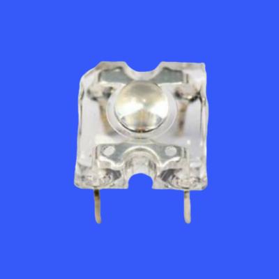 China 0.5W Red Color T1 3/4 Super Flux Piranha LED Integrated Zener Transparent Lens 80deg 5mm Diode LED For Brake Lights for sale
