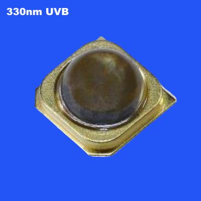 China 1W UVB 330nm Strahlleistung 60 Deg 3838 SMD LED Chip 3838 SMD Diode für Sensorlicht zu verkaufen