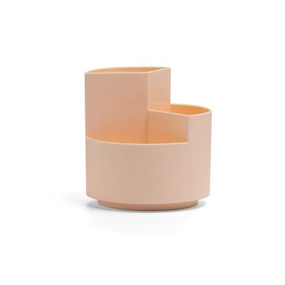 China High Quality Creative 360 Degrees Rotating Desk Organizer School Pen Storage Box Tower Pen Holder Multifunctional Home Office Stationery for sale