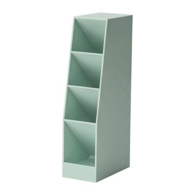 China Tilted Desk Pen Organizers Insert Storage Pen Holder Multi-Layer Learning Tool High Quality Students Stationary Desk Stand Storage for sale