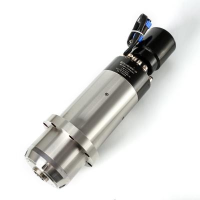 China 7.5KW 30000rpm HSK E40 ER25 Spindle Motor Engraving Milling Center ceramic sapphire glass silicon carbide titanium alloy for sale