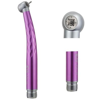 China 2 Hole 8 Spray Pink Handel 8 Spray High Speed Dental Self Power 2 Hole Handpiece For Dental Clinic for sale