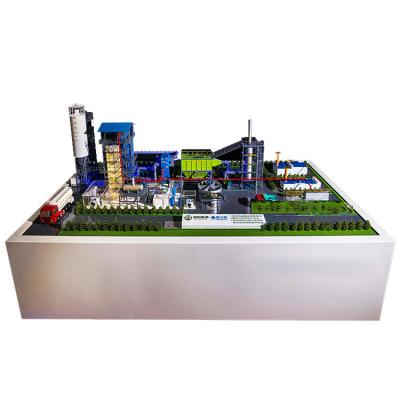 China Made According to Drawings Latest Quality Excellent Style Power Plant Model Prefabricated Building Industrial Scale Model New for sale