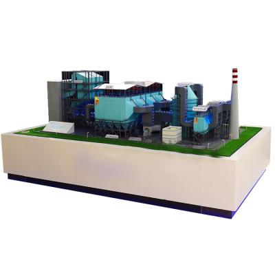 China Made according to drawings factory direct sales industrial scale model Power Plant Model Prefabricated Building for sale