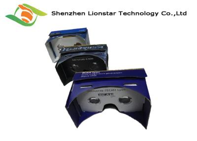 China WWGC Colorful Cardboard Virtual Reality Glasses , Cardboard 3D Goggles for sale
