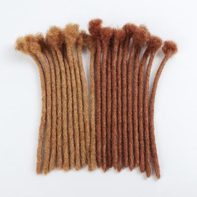 China Wholesale Curly Dreadlock Extensions Red Dread Hair Extensions Fashion Locks Handmade Hair Red locs for sale
