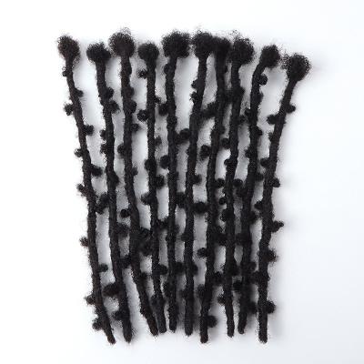 China Sale Real Hair Goddess Locs Braiding Hair Whole Curly Thin Dreadlocks Braiding Hair Butterfly Crochet Locs Custom for sale