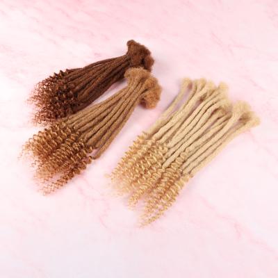 China Wholesale factory price 100 dreadlocks dreadlock extensions location extensions curly hair with curly ends for sale