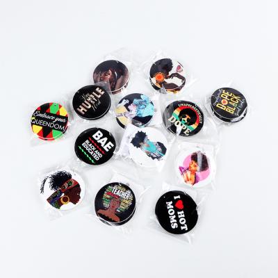 China 2021 Wholesale Ethnic Vintage Women Painted Wood Earrings Around Trendy Fashion Jewelry African Ethnic Statement Earrings For Women for sale