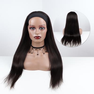 China HUGE Natural Wave Drop Shipping Wholesale Cheap Headband Wigs Hair Band Wigs For Color Women Wig Headband for sale