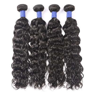 China HEFEI VAST Hair Virgin Hair Water Wave Extension Sellers Cuticle Aligned Hair Bundles With Lace Closure Water Wave for sale