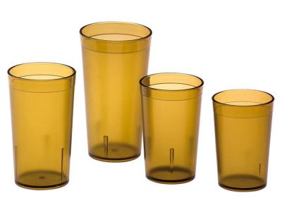 Chine Les tasses en plastique d'anti biens cassables de PC ont givré extérieur pour boire dans le restaurant à vendre