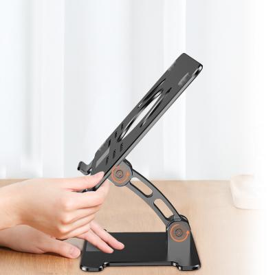 China Desktop Anti-Slipped Aluminum Laptop Stand Adjustable Laptop Holder Stand for sale