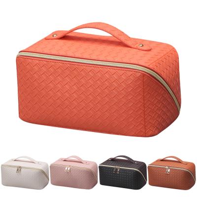 China Fashion PU Leather cosmetic Tote Bags for sale