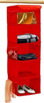 中国 シンプルな家具 5 棚 吊るされたクローゼットオーガナイザー,グレー 販売のため