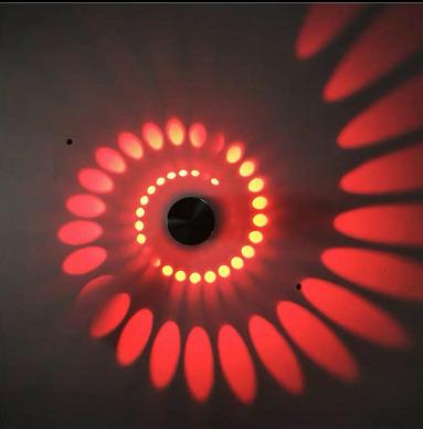 China Modern Design Modern Round 3W Led Wall Lamp for sale