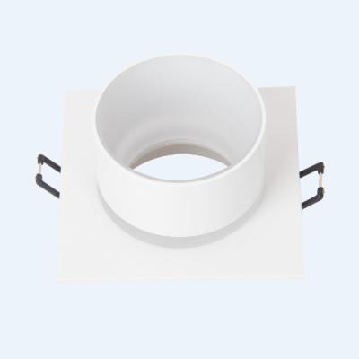 China Modern Square Recessed Downlight Housing Halogen Spotlight MR16 GU10 GU5.3 LED Module Downlight Fixture Fixture for sale
