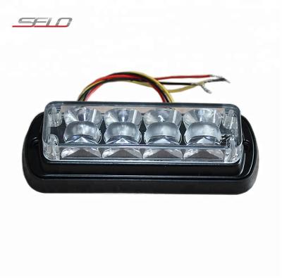 China Super Bright Led Amber Led Warning Red Cheapest PC Lens Grill Strobe Lightbar Emergency Light For Police for sale