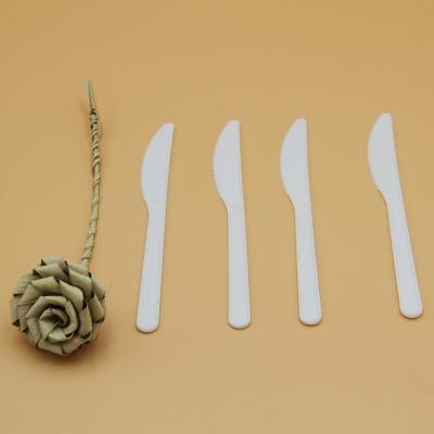 China New Product Wooden Layout Wood Made Various Knife Spoon Fork Set Disposable PLA Wooden Knife for sale