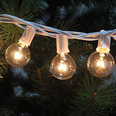 China Wedding Garden G40 E12 Decorative String Lighting 100ft Globe String Light for sale