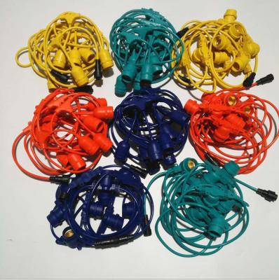 China 30ft Outdoor Edison Light Bulb String Lights 10 Hanging Sockets 3 Years Warranty for sale