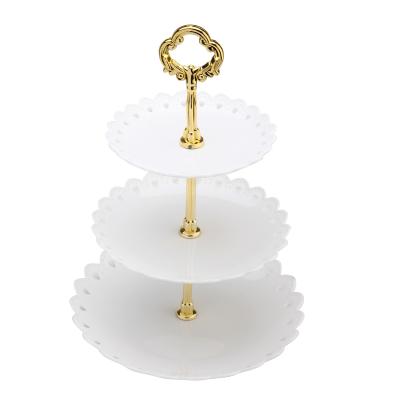 China Sustainable Wedding Party Cake Stand Cake Dessert Display Rack Bread Cake Stand Bakery for sale