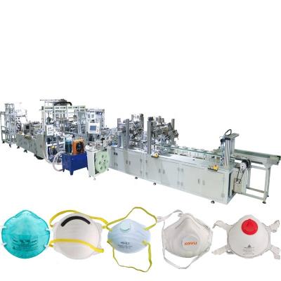 China Máscara FFP2 facial que faz a linha de produção da máscara do copo da máquina 21KW à venda