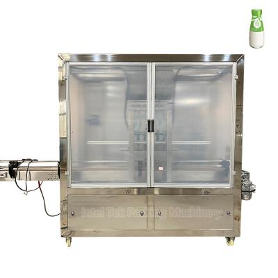 China Food Peanut Butter Packing Machine Thick Filling Chilli Sauce Vacuum Capping Production Line Machine for sale