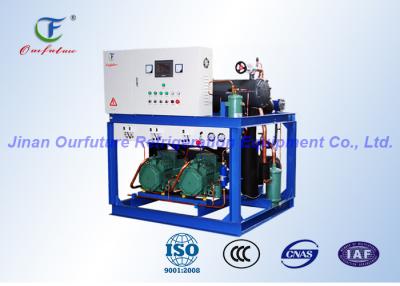 China High Teperature Refrigeration Condenser Unit , Cold Storage Parallel Compressor for sale