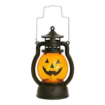 China 2021 New Wholesale Plastic Halloween Pumpkin Led Lantern for sale