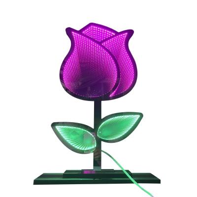 中国 高光流量 双面インフィニティミラー 装飾用ディスプレイ用 LED ネオンサイン 販売のため