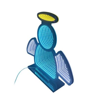 中国 40cm LED 3D インフィニットミラーライト クリスマス バースデーパーティー 素晴らしい家庭装飾 販売のため