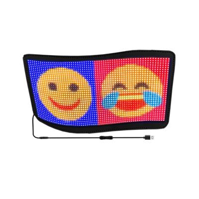 China 390x107mm Programmable Scroll Message Flexible Display Led Screen Sign for Airport for sale