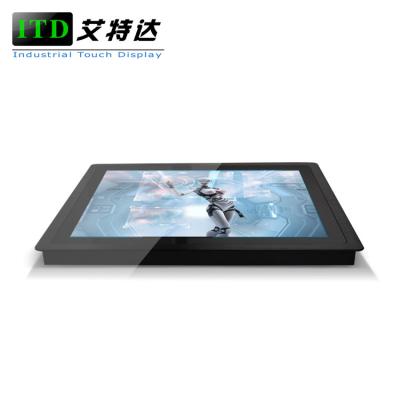 China Platten-Berg-Touch Screen Monitor-flacher vorderer Input VGA USB der hohen Auflösung eine Art FCC-CER RoHS zu verkaufen