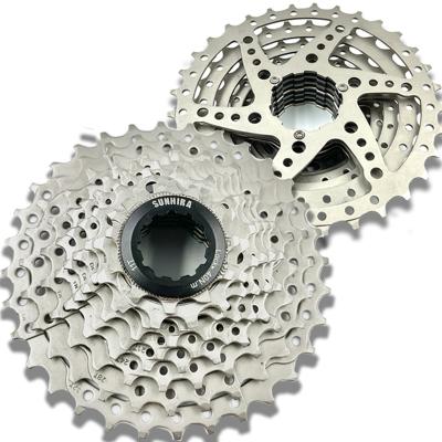 China Steel Cassette SUNHIRA Road Bicycle Drop Off 8/9/10/11 Speed Steel 11-25/28/36T Bike Cassette Drop Off for sale