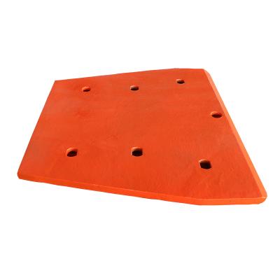 China Construction works Jaw Crusher Spare Parts Mn13 Steel Side Liners for sale
