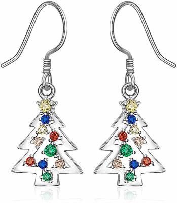 China CLASSIC Christmas Earrings For Women Christmas Dangle Earrings Jingle Bell Bow Sweet Christmas Hook Earrings for sale