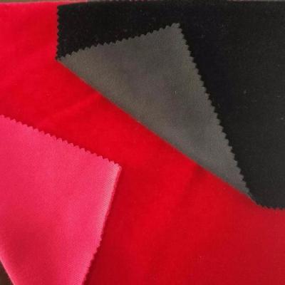 China Antistatic high quality light weight thinnest cotton velvet fabric for suits jackets wholesale for sale