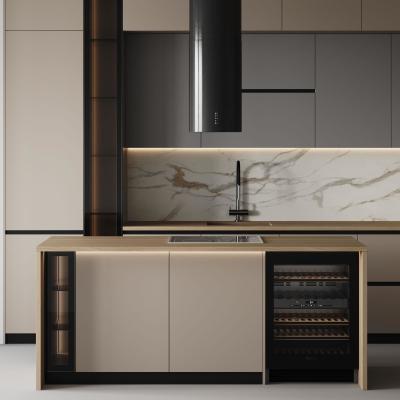 Chine Armoires de cuisine pour appartement de haute qualité modernes prêtes à assembler à vendre
