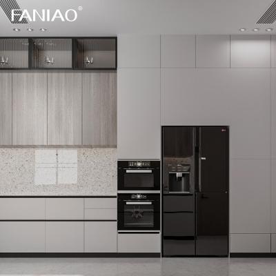 Chine Cuisines meubles de salle blanche complète Laque maison modernes à vendre