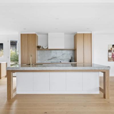 China Hochwertige Großstandard-Full Engineering Cocina Modell Luxusmöbel Smart Küchen Schrank Designs zu verkaufen