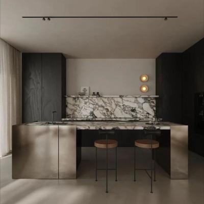 Cina Modem Armadi da cucina di lusso scaffalatura di tavola a forma di l per la casa ufficio ripiano di garage scaffalature di alluminio cucine in vendita