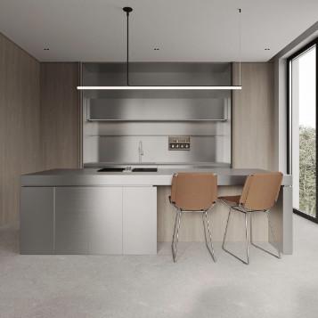Cina Nuovo arrivo Armadietto da cucina in acciaio inossidabile Armadietto da cucina piccolo set con lavandino Armadietti da cucina modulari in acciaio inossidabile in vendita