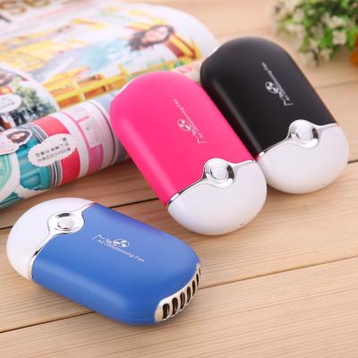 China USB Cooling Refrigeration Mini Portable Fan For Eyelash Air Conditioning Handheld Bladeless Rechargeable Electric Collar for sale