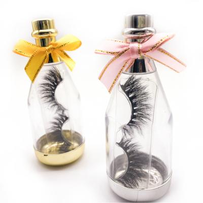 China Natural Drift Bottle Eyelash Box Pill Bottle Eyelash Packaging Box for sale